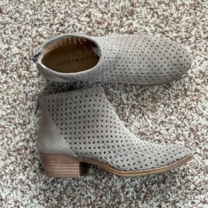 Lucky Brand Suede Booties